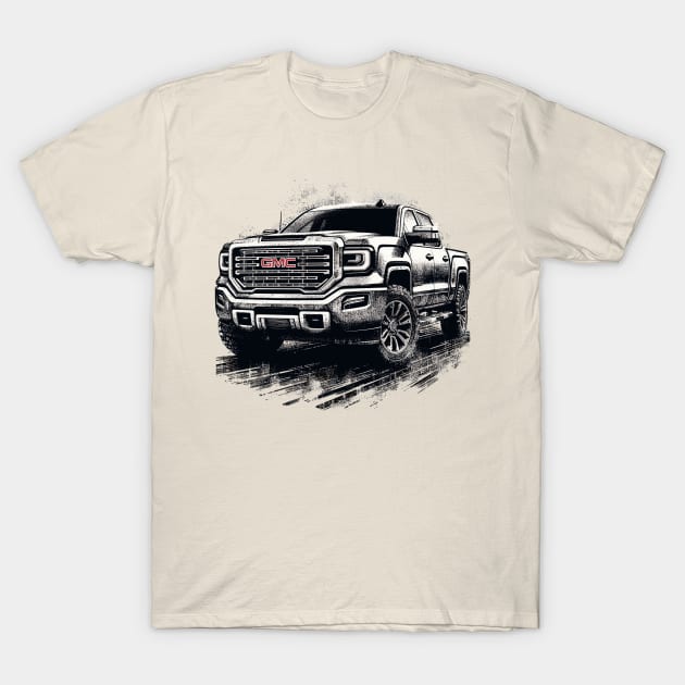 GMC Sierra T-Shirt by Vehicles-Art